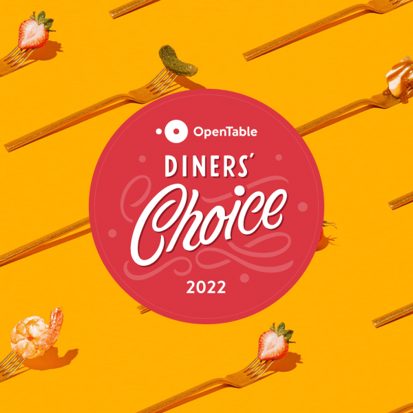 image shows the diners choice award logo for 2022